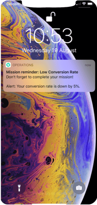 AI sales notification