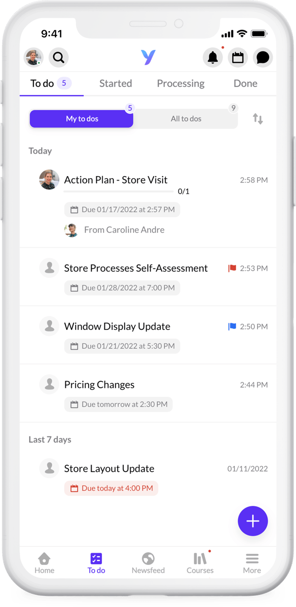 Supercharge Frontline Team Performance and Work Experience with YOOBIC ONE