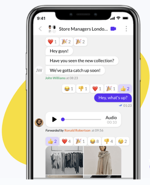 YOOBIC Chat 2.0 screenshot
