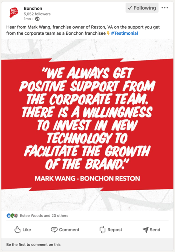 bonchon technology investments franchisees