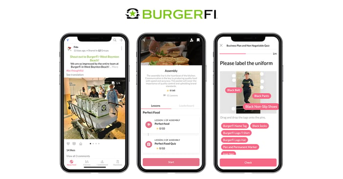 BurgerFi YOOBIC App Mobile Learning and Employee Engagement