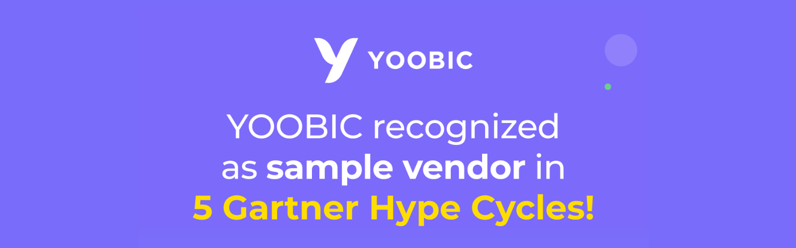 YOOBIC recognized as sample vendor in Gartner 2023 Hype Cycle Reports 