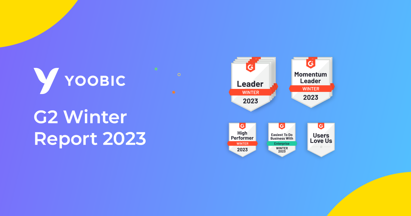 YOOBIC Earns 9 G2 Badges for Winter 2023